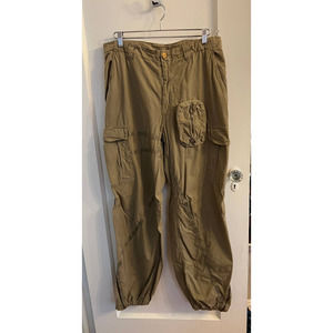 Free City Cargo Pants Taperip Khaki Made in Italy Size 52, USA XL